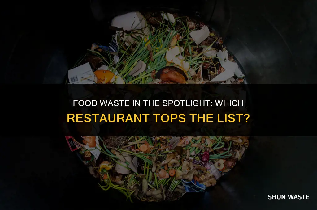 what restaurant wastes the most food