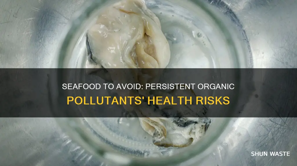 what seafood to avoid due to persistent organic pollutants