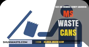 Monroe County, Aberdeen, MS: A Guide to Waste Can Sizes