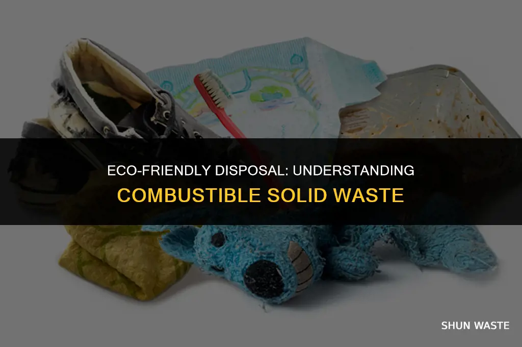 what solid waste can be burned
