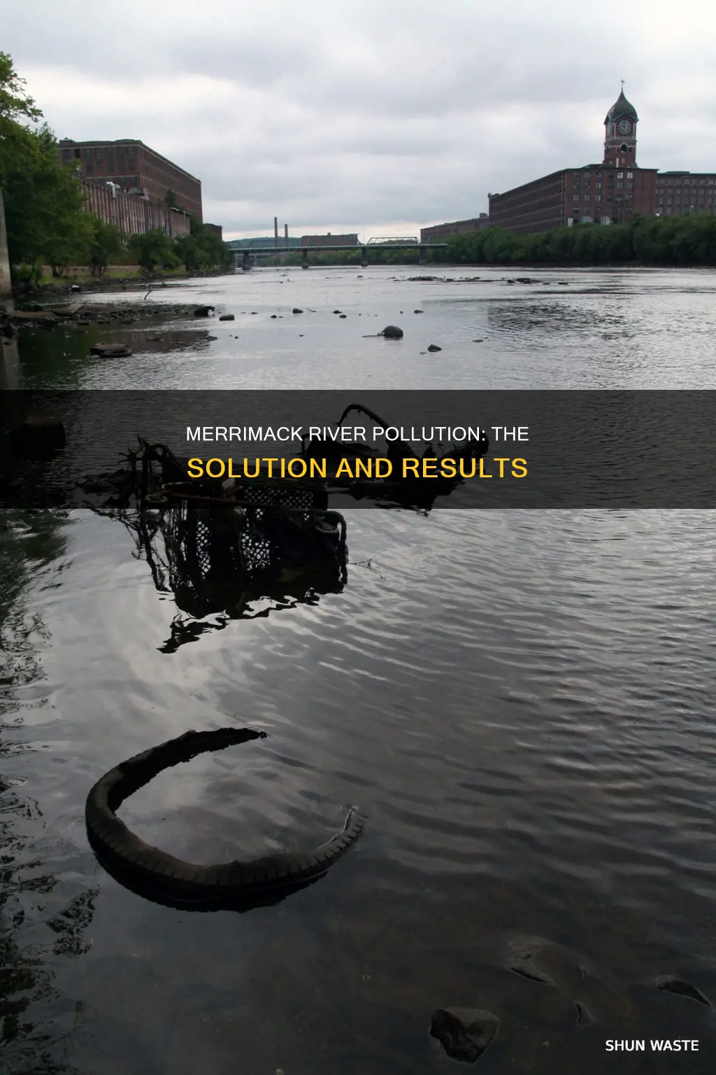 what solution was taken for river merrimark pollution