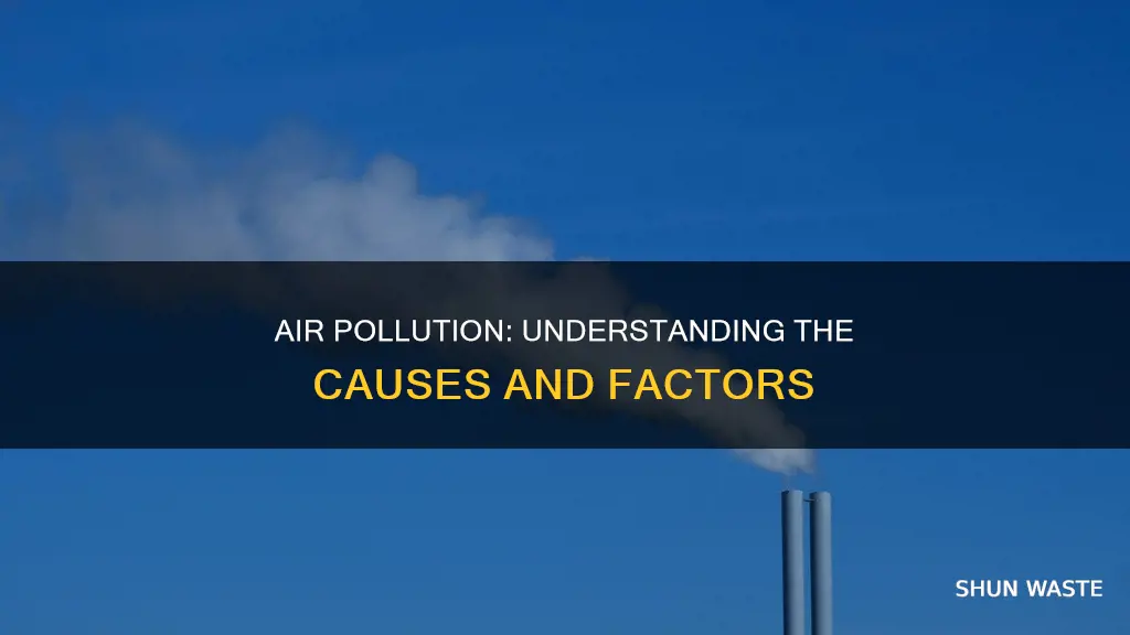 what sort of factors cause air pollution