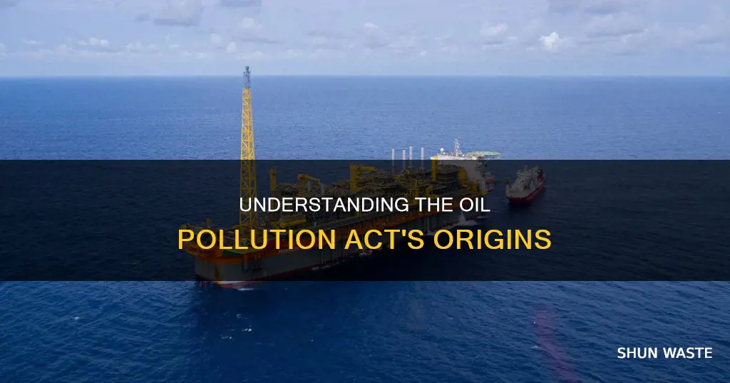 what spawned the oil pollution act apes