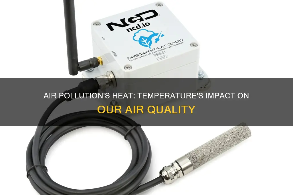 what temperature can build up to air pollution