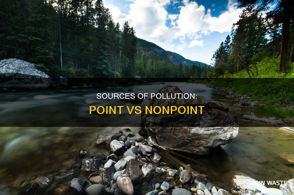 what the difference between point and nonpoint pollution