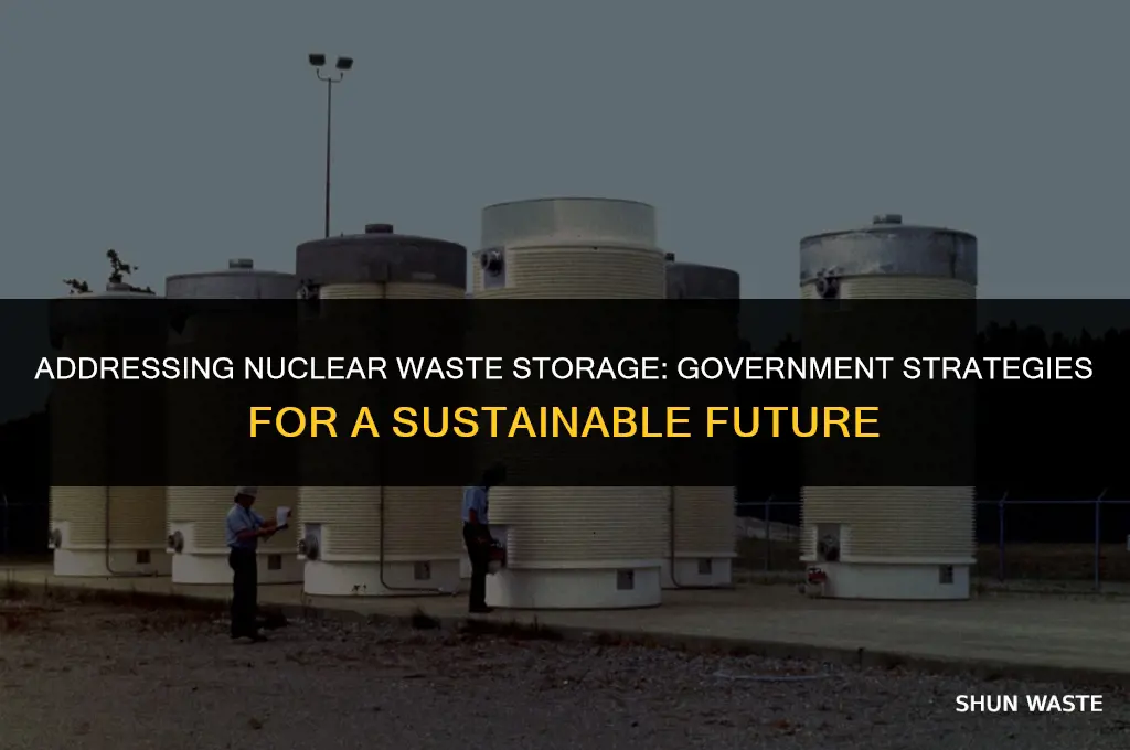 what the government can do about nuclear waste storage
