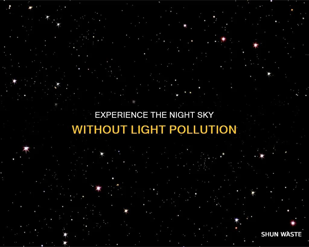 what the sky looks like without light pollution
