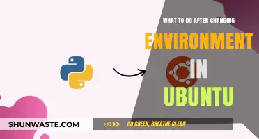 Post-Environment Change: Essential Steps for Ubuntu Users to Follow