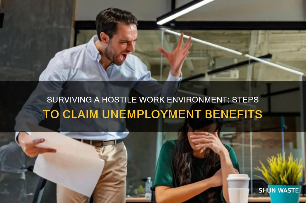 what to do if hostile work environment for unemployment