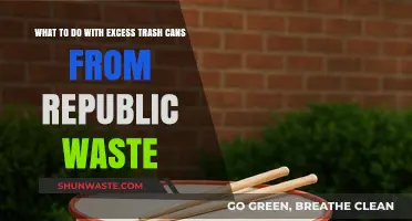 Creative Solutions for Repurposing Excess Trash Cans from Republic Waste