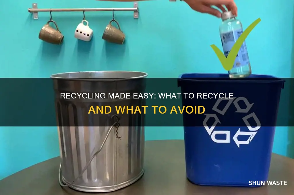 what to recycle and what not to recycle
