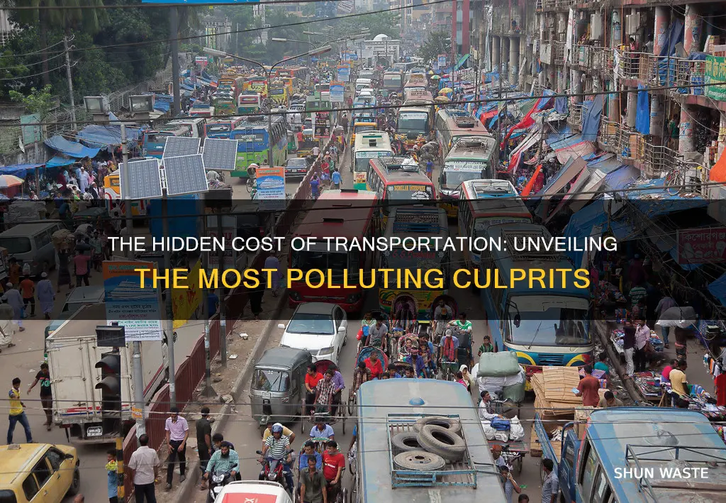 what transportation causes the most pollution