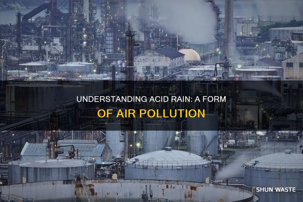 what type of air pollution is acid rain