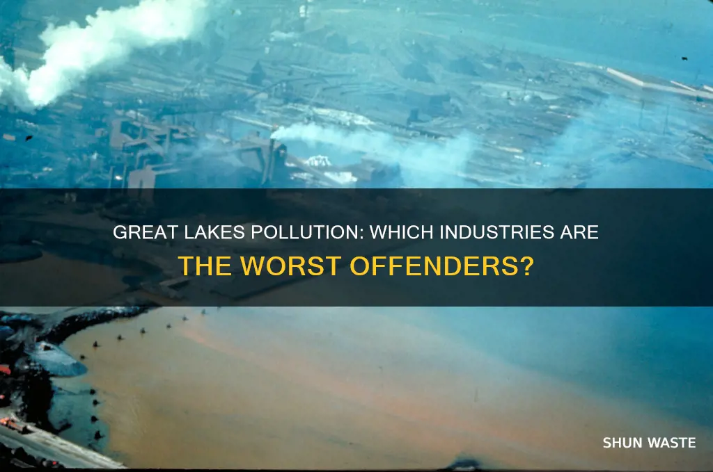 what type of industry is polluting the great lakes