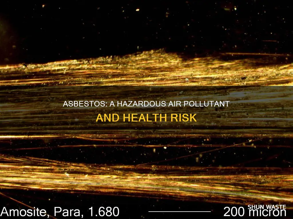 what type of pollutant is asbestos