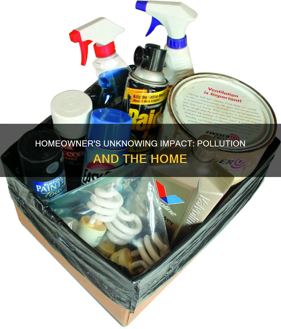 what type of pollution do homeowners create