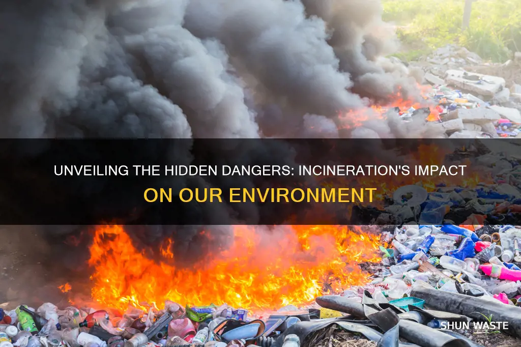 what type of pollution is caused by burning waste products