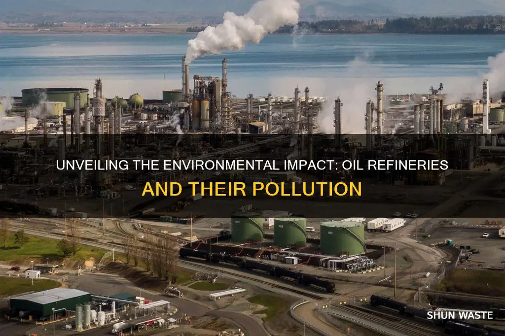 what type of pollution is caused by oil refineries