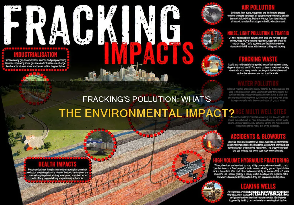 what type of pollution is generated by fracking