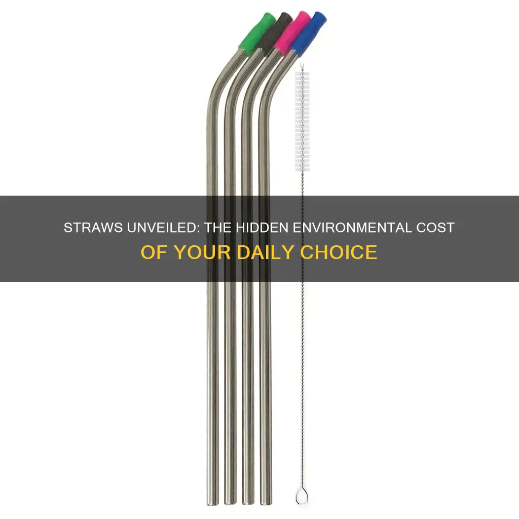 what type of straws can cause pollution