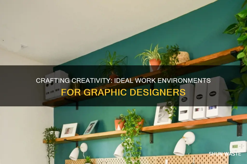 what type of work environment for a graphic designer