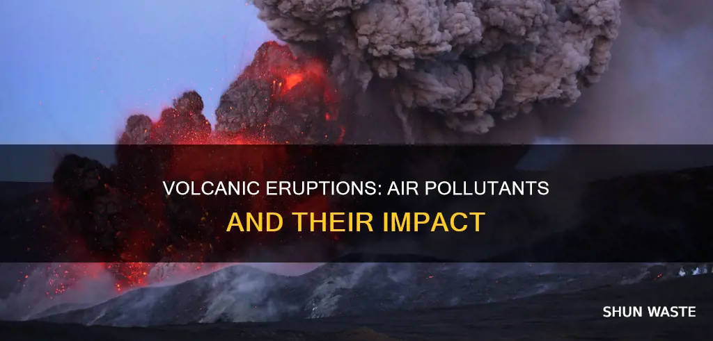 what types of air pollutants are associated with volcanic eruptions