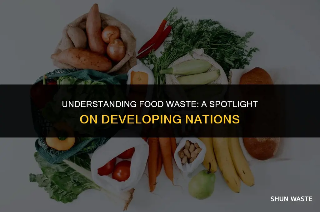 what types of food waste are prevalent in developing countries
