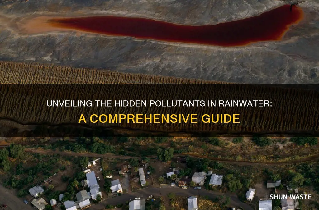 what types of pollutants can be found in rainwater