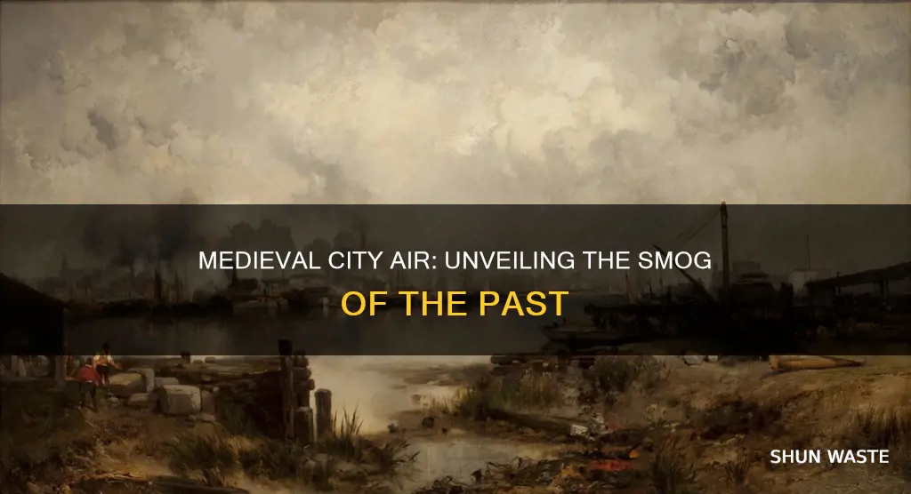 what was a major cause of pollution in medieval cities