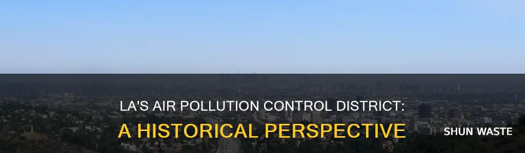 what was the los angeles air pollution control district