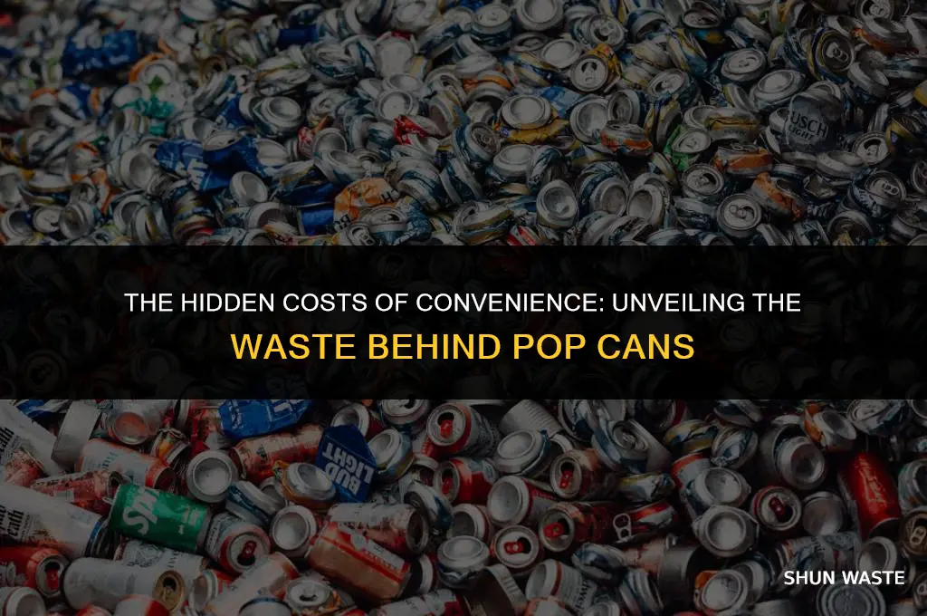what waste is produced from pop cans