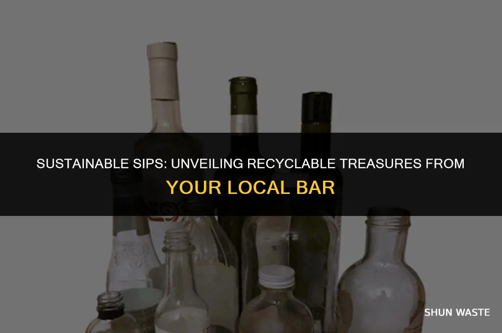 what waste items can be recycled from a bar