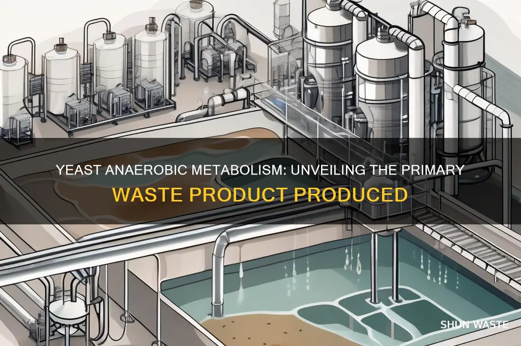 what waste product do yeast produce under anaerobic conditions