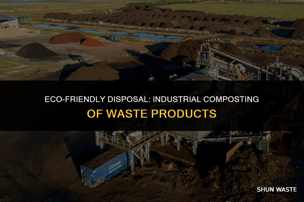 what waste products can be burned in an industrial compost