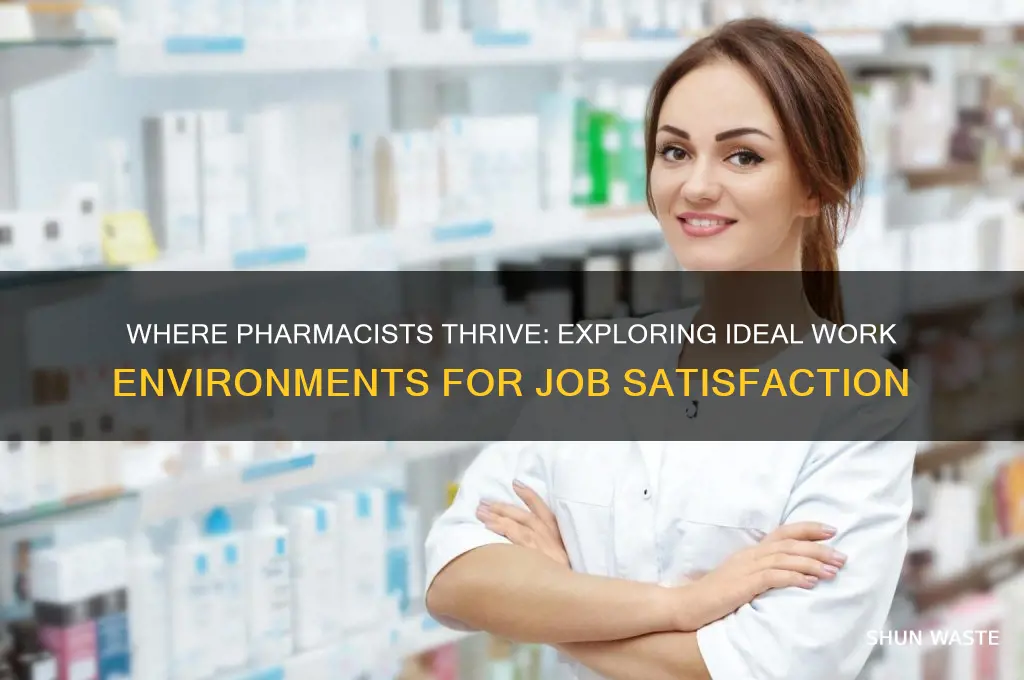 what working environment are pharmacists the happiest in