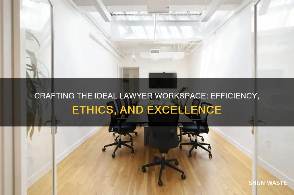 what would a working environment be for a lawyer