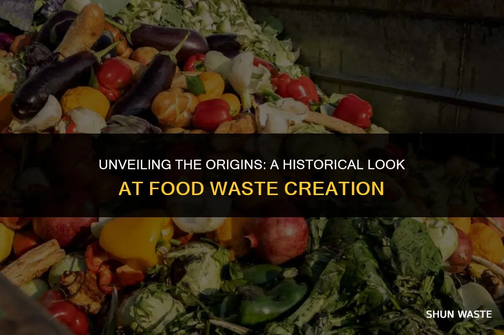 what year when food waste was created