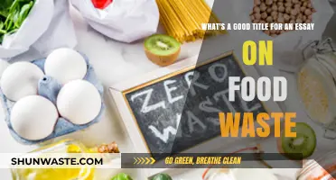 Savoring Sustainability: Innovative Approaches to Combat Food Waste