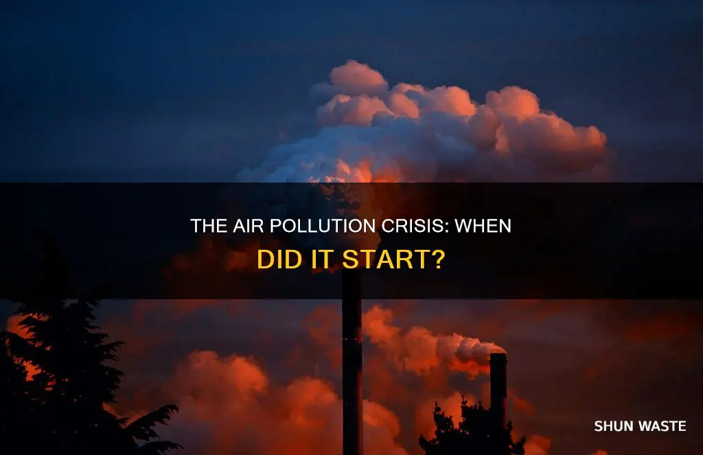 when air pollution became a problem