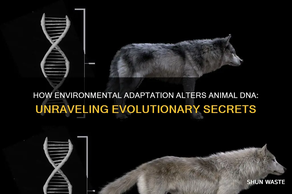 when animals adapt to their environment does their dna change