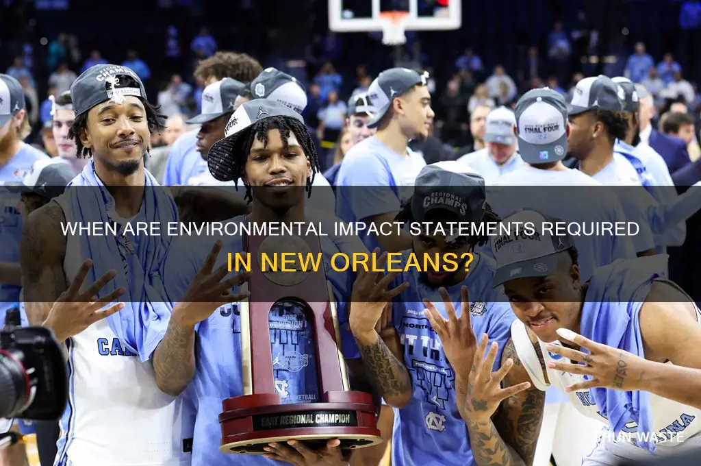 when are environal impact statementsa rwquired in new orleans