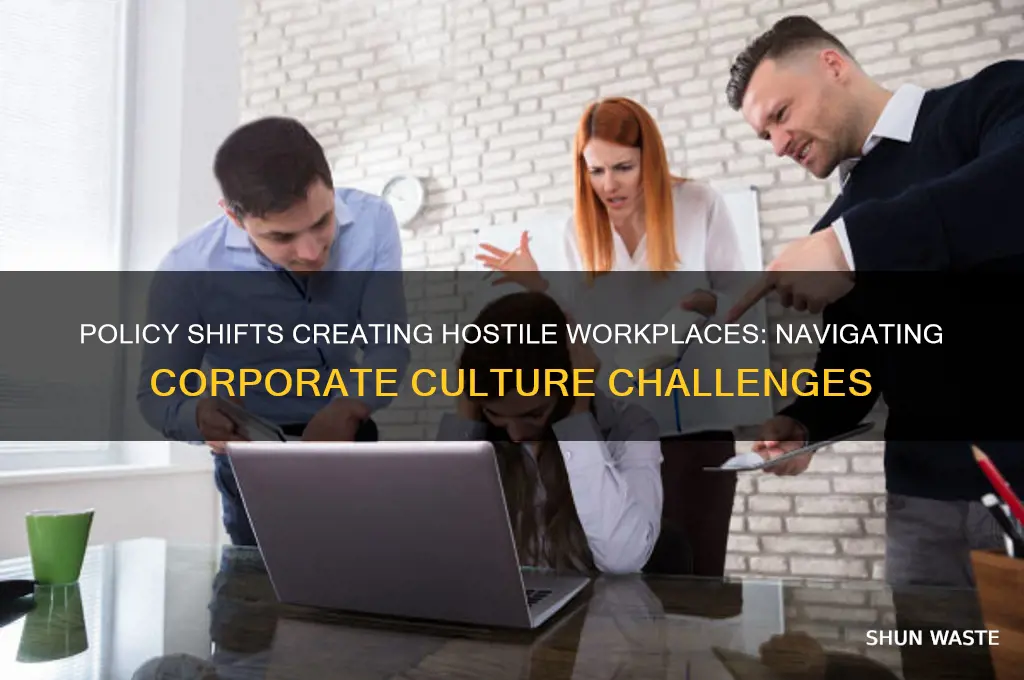 when changes in policies generate hostile environment companies