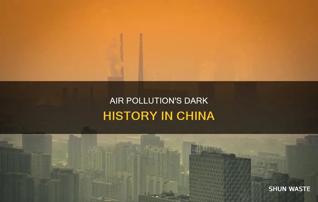 when did air pollution became a problem in china