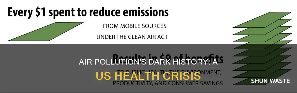 when did air pollution begin threatening public health in us