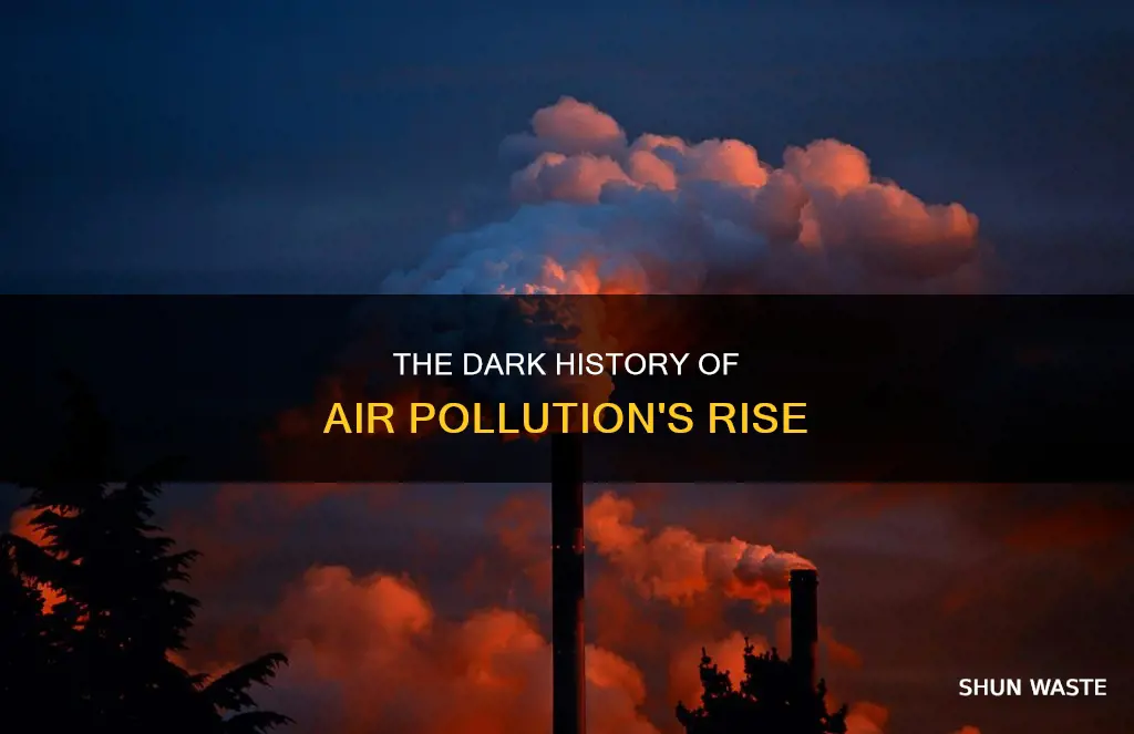 when did air pollution beign