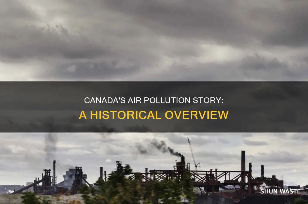 when did air pollution start in canada