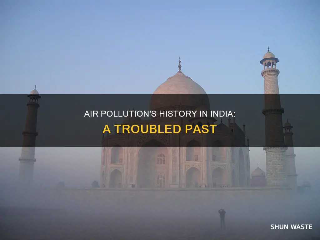 when did air pollution start in india