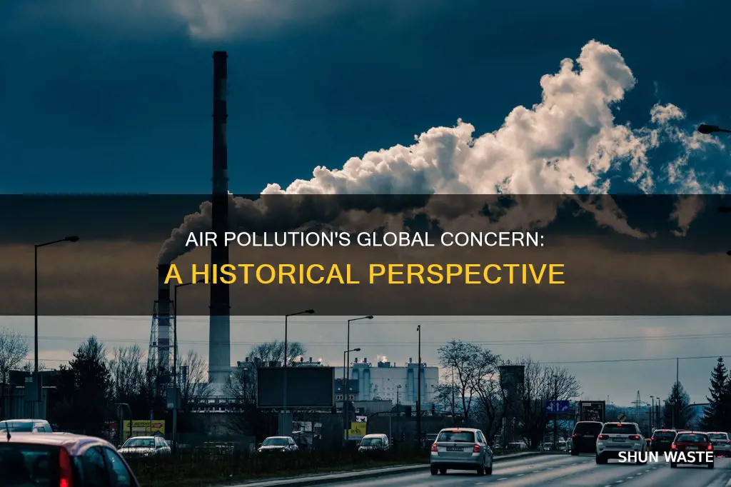 when did air pollution start to become a global issue