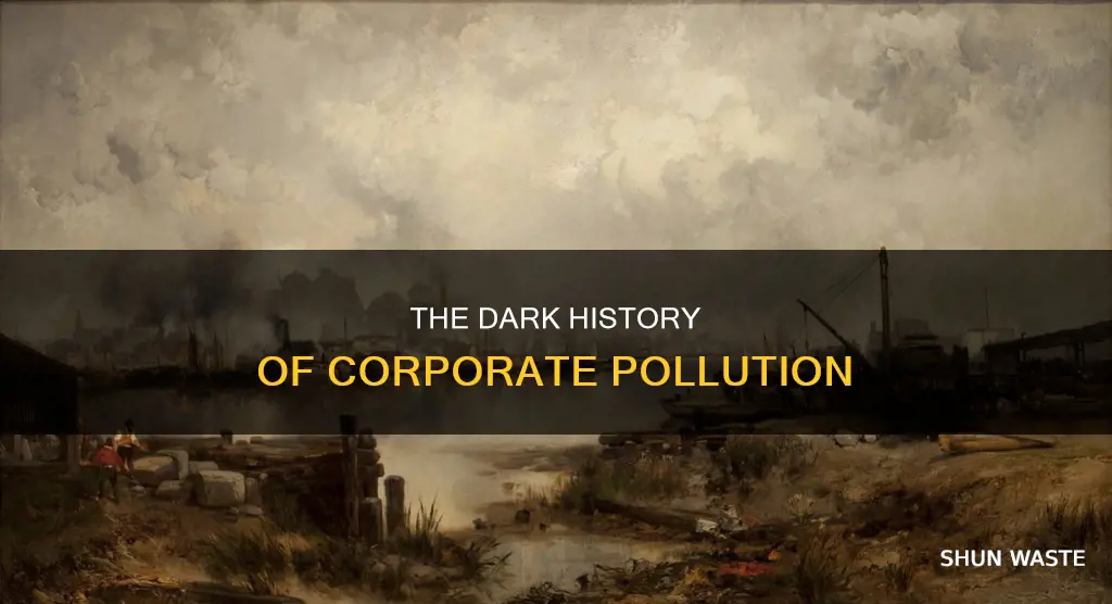 when did corporations start polluting