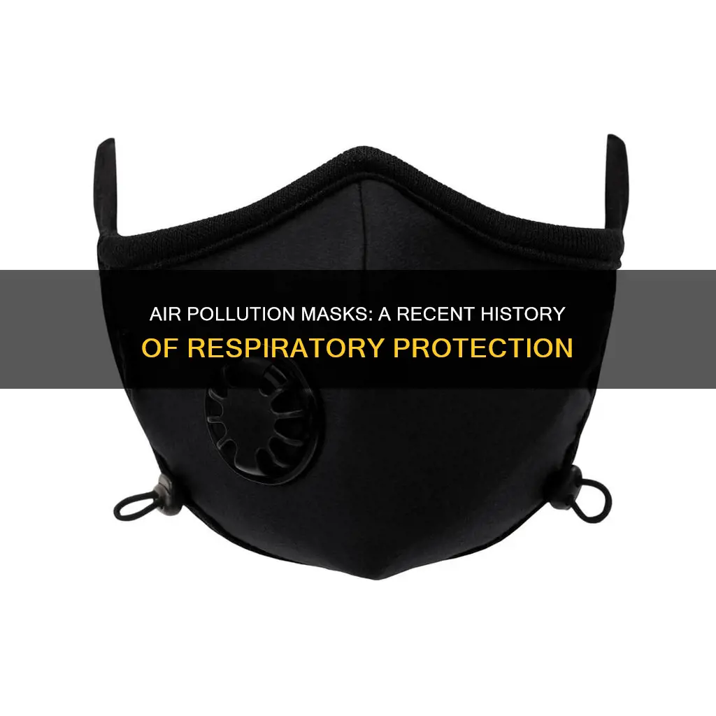 when did people start wearing air pollution masks
